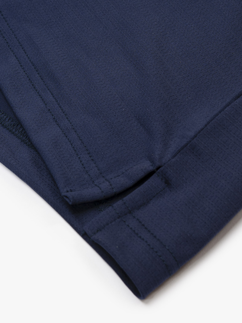 Áo Polo Thể Thao In Logo 4M Tròn Form Regular PO171 Màu Xanh Đen