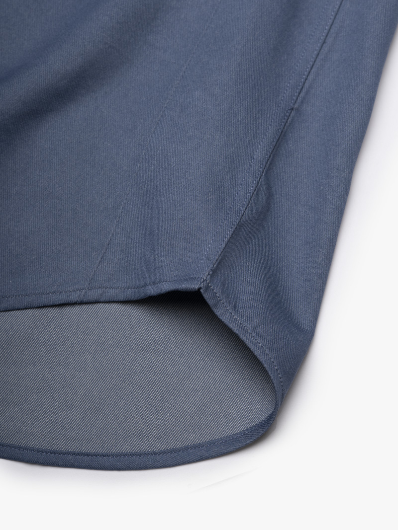 Áo Sơ Mi Denim Thêu Just Breath Form Regular SM196 Màu Xanh Biển Nhạt