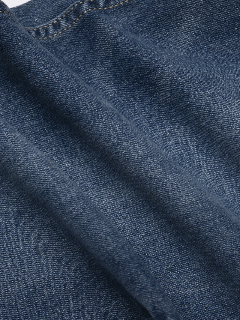 Quần Jean Diễu Túi Sau Form Slimfit QJ117 Màu Xanh Biển Đậm