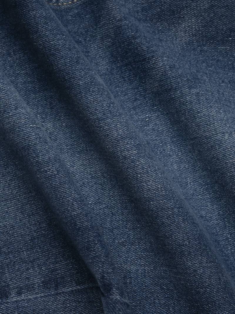 Quần Jean Diễu Túi Sau Form Slimfit QJ117 Màu Xanh Biển Đậm