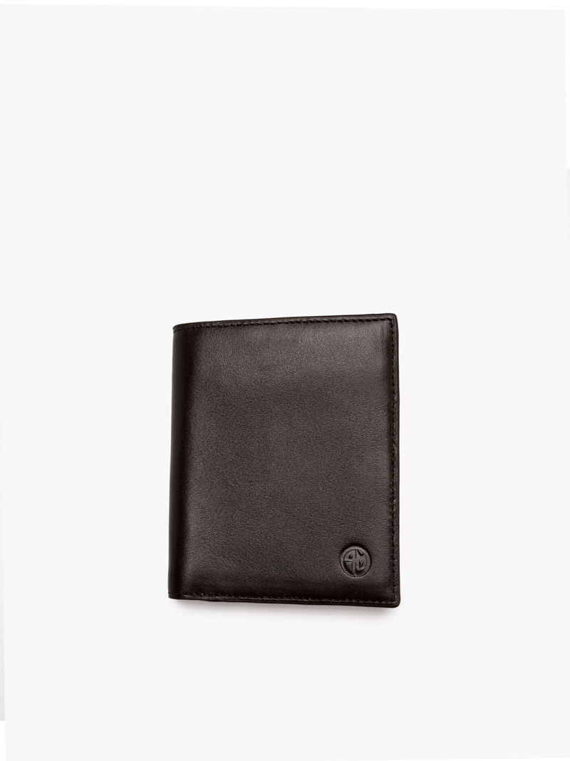 VÍ DA NAPPA KHÓA KÉO DÁNG ĐỨNG BV055 Màu Nâu