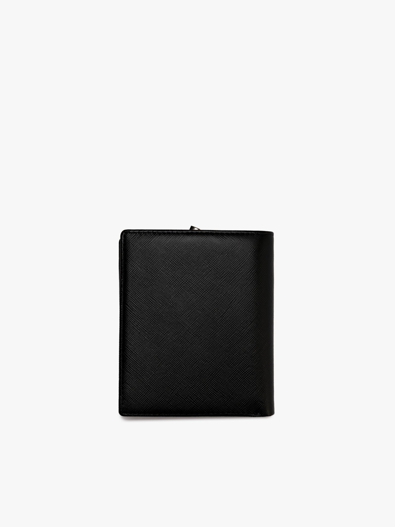 VÍ DA SAFFIANO KHÓA KÉO DÁNG ĐỨNG BV059