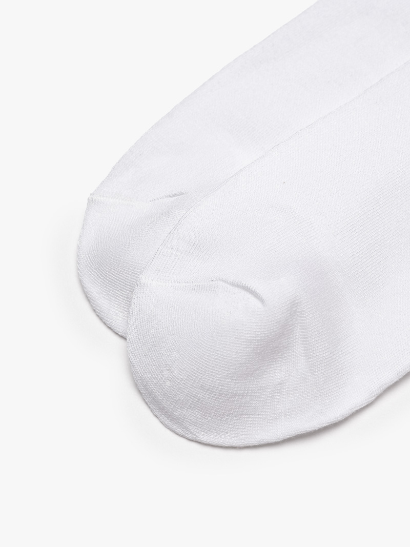 Vớ Công Sở Cổ Trung Sợi Bamboo Kháng Khuẩn Khử Mùi VO148 Màu Trắng