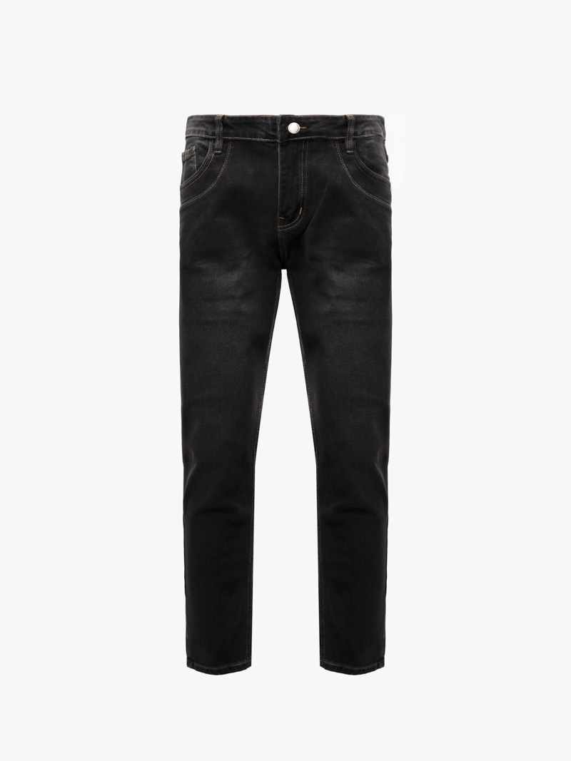 Quần Jean Thêu 4M Ở Túi Sau Form Slimfit QJ122 Màu Xám