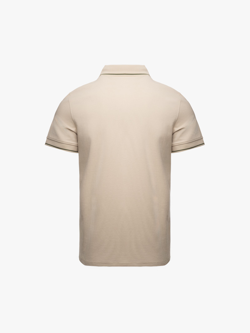 Aó Polo Thêu Đầu Ngựa Ở Ngực Form Slimfit PO181 Màu Be