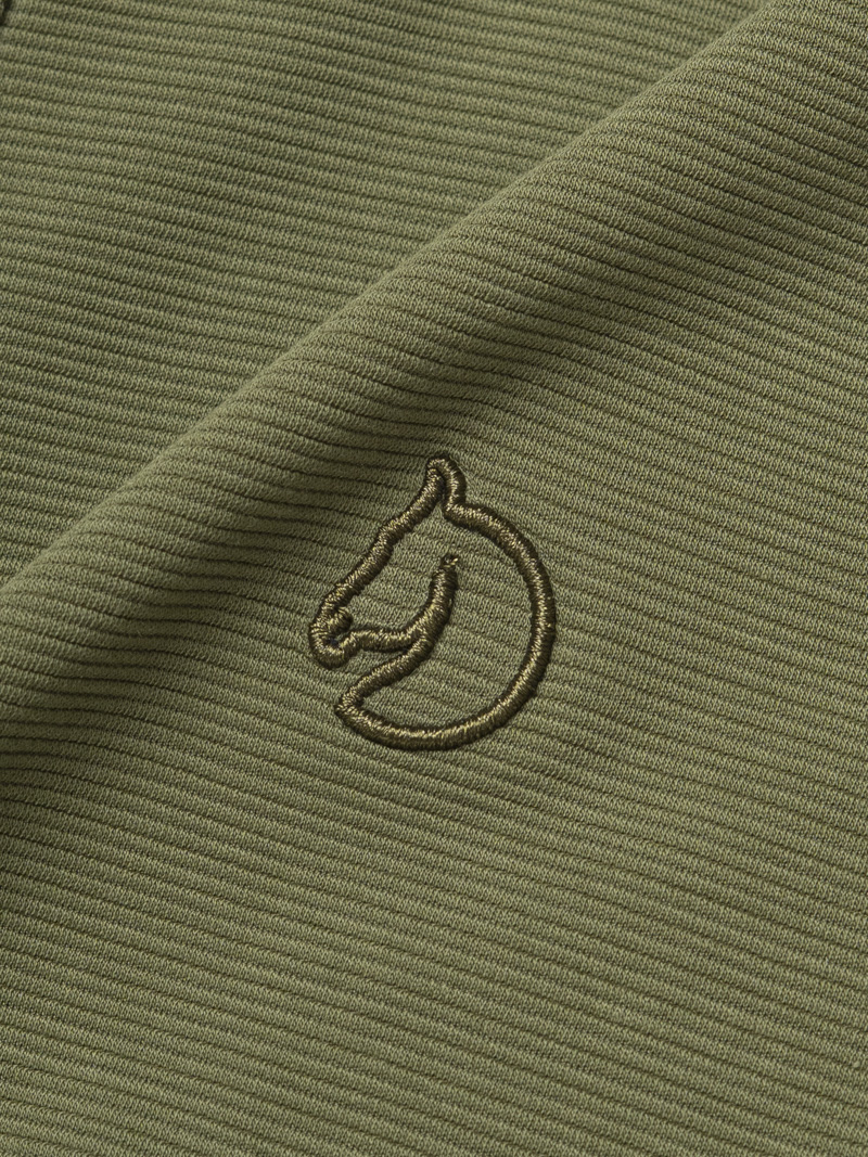 Aó Polo Thêu Đầu Ngựa Ở Ngực Form Slimfit PO181 Màu Rêu