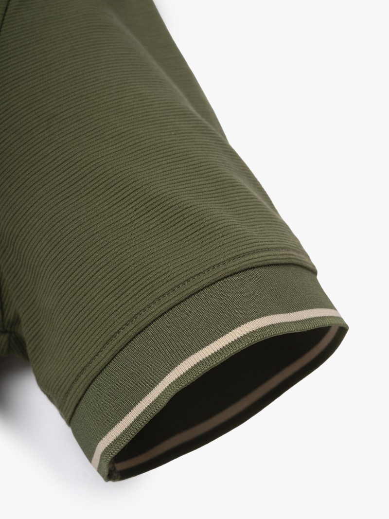 Aó Polo Thêu Đầu Ngựa Ở Ngực Form Slimfit PO181 Màu Rêu