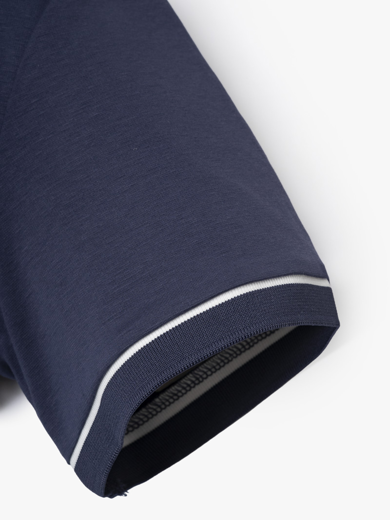 Aó Polo Thêu Logo Ngựa Dưới Lai Form Regular PO182 Màu Xanh Đen