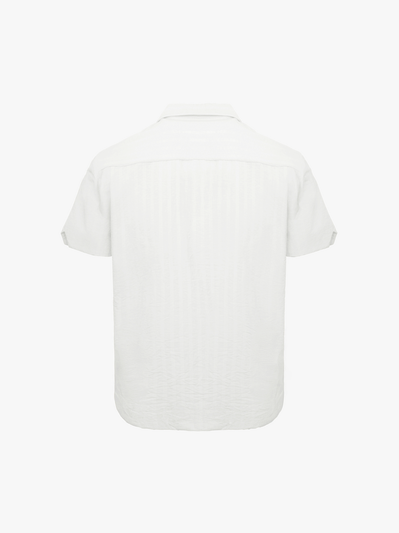 Áo Sơ Mi Cổ Cuban Thêu Đầu Ngựa Form Regular SM200 Màu Trắng