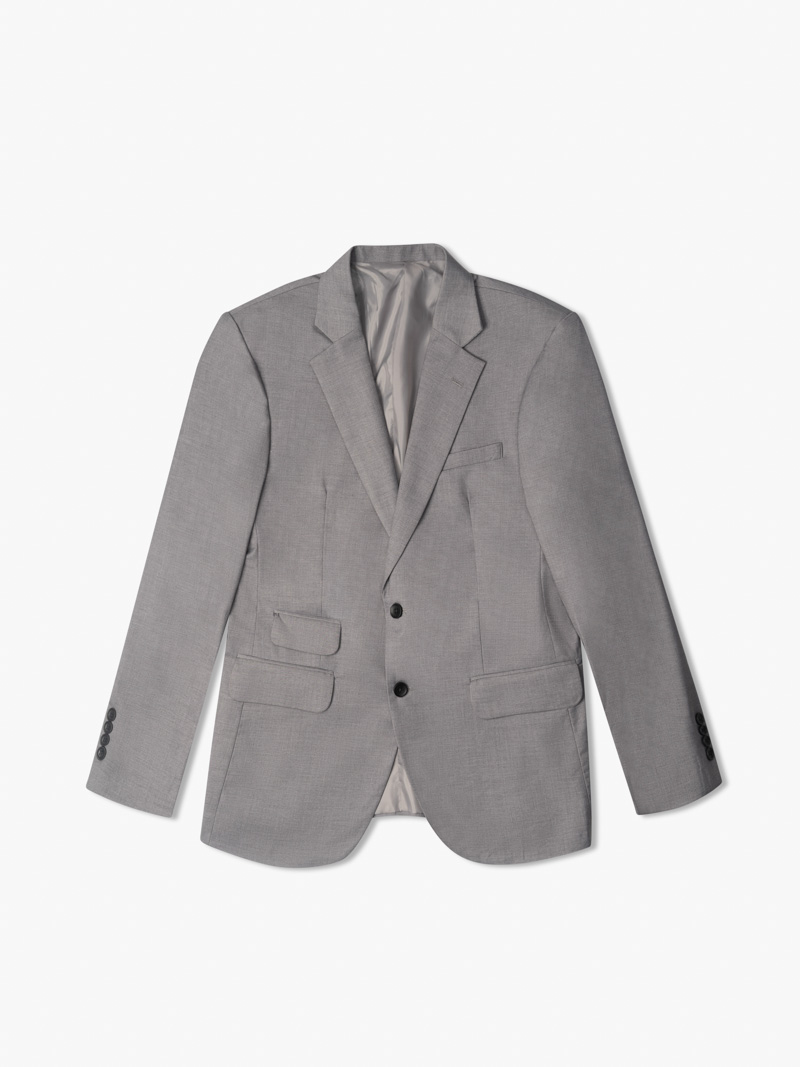 Áo Vest Trơn Slimfit Túi Hai Tầng AV039 Màu Xám