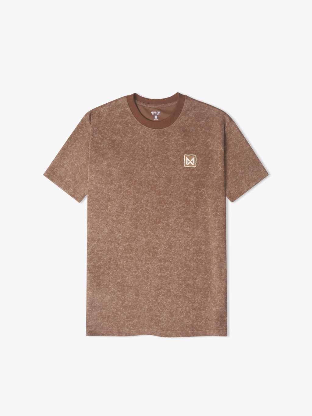 Áo Thun Interlock Wash Acid In Ngực Form Regular AT136