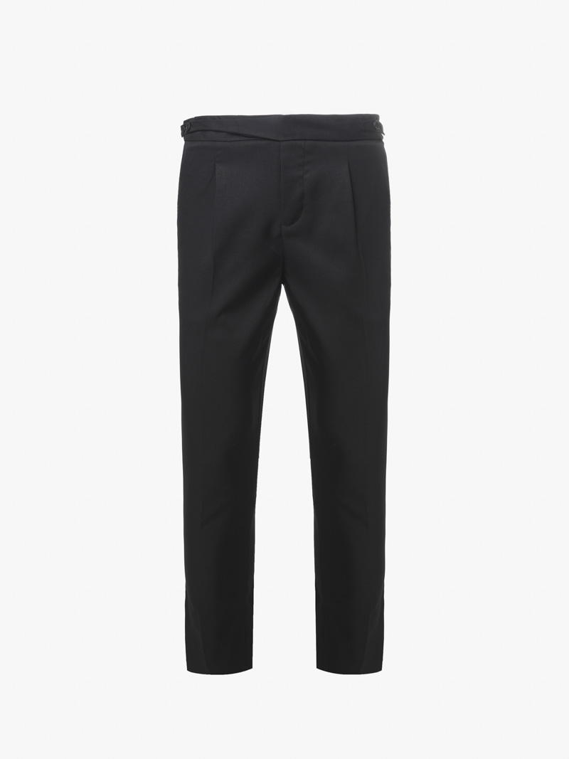 Quần Tây Sidetab Hai Bên Slimfit Trơn QT067 Màu Đen