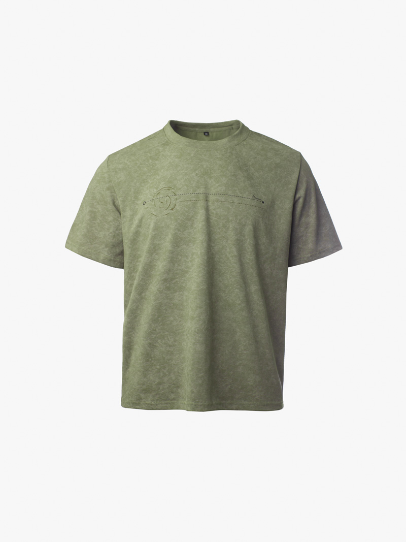 ao thun wash loang in hinh loc xoay form relax at173