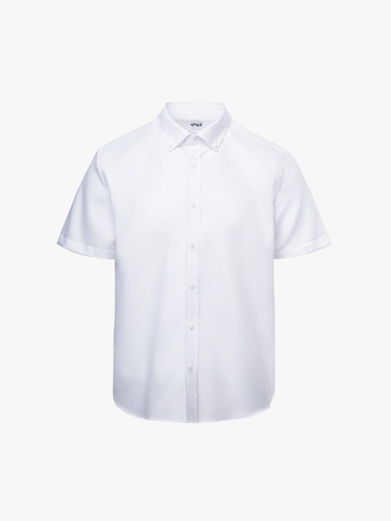 ao so mi tay ngan so cheo tron form regular sm178