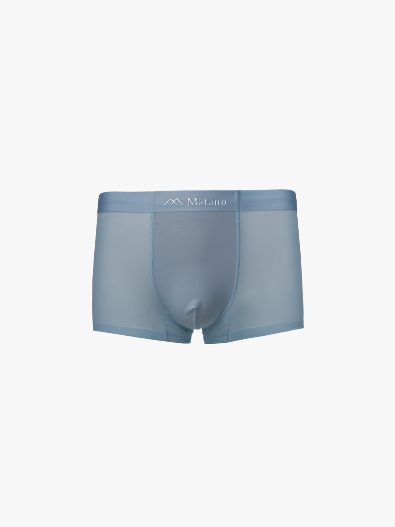 Quần Boxer Lụa Băng Basic QL065 Màu Xanh Biển