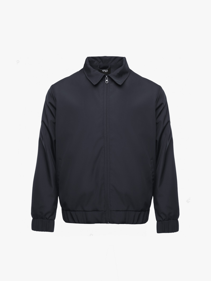 Áo Khoác Dù Ép Trơn Form Regular AK078 Màu Xanh Đen