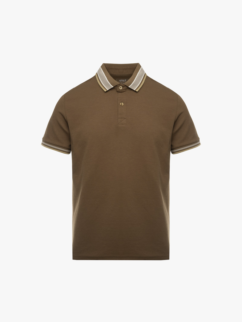 ao polo co phoi mau form regular po172