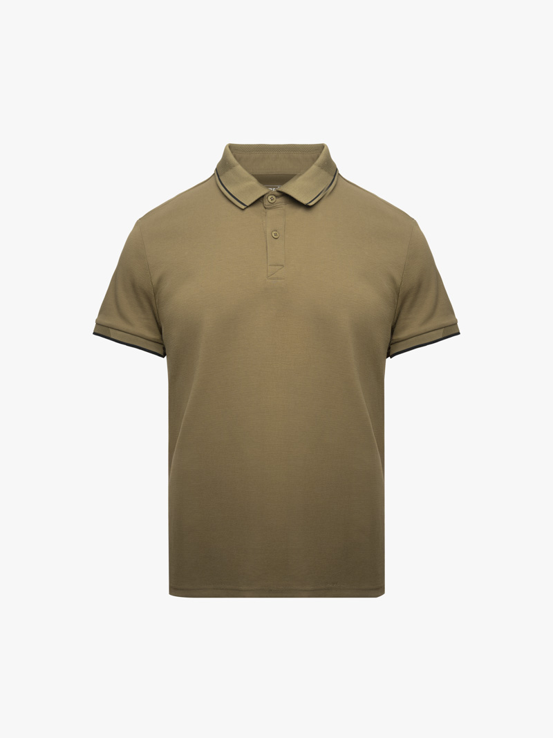 ao polo phoi bo co det me form regular po173