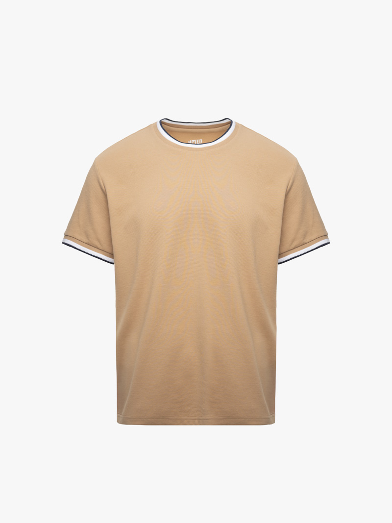 ao thun co tron phoi bo form regular at180