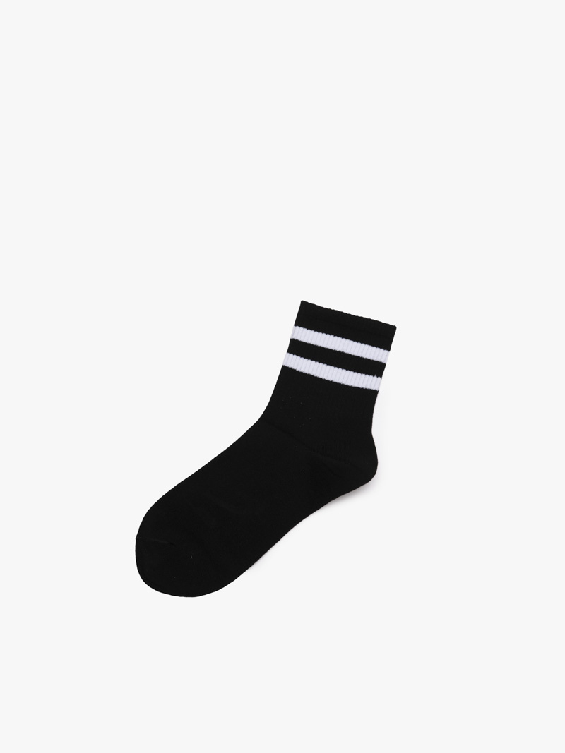 Vớ Nam cổ cao phối màu VO150 Màu Đen