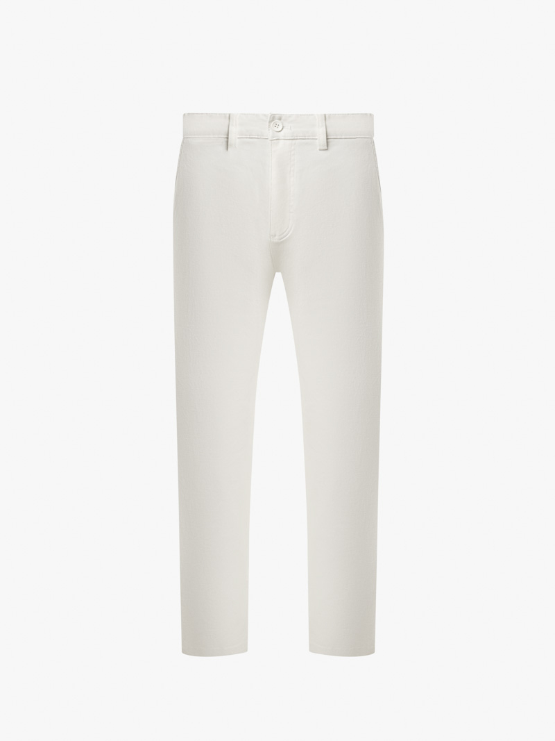 quan kaki tron form slimfit qk032